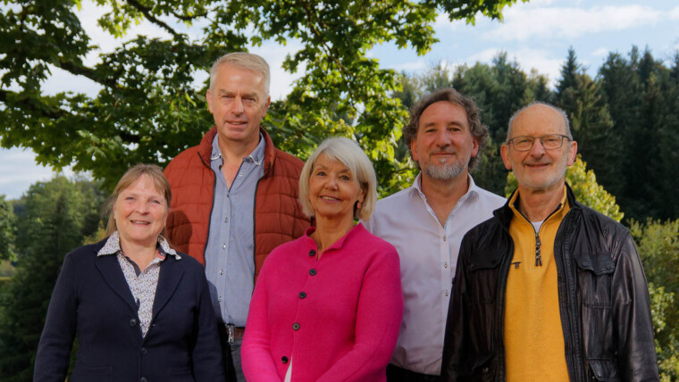 Margit Lätsch, Susanne Ehegartner, Josef Hauser, Stephan Speth, Jürgen Bigott (von links nach rechts)